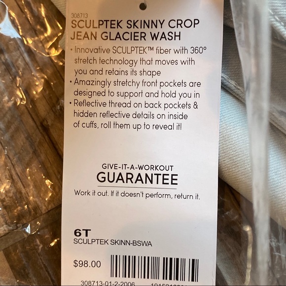 Athleta Light Glacier Wash Sculptek Skinny Jeans - Picture 8 of 11